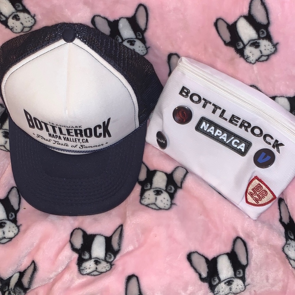 Bottlerock Napa Summer Concert Festival Hat and small bag lot